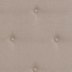 Lit plateforme capitonné et matelas à ressorts ensachés en mousse à mémoire de forme