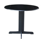 Table à manger de 91 cm avec abattants escamotables
