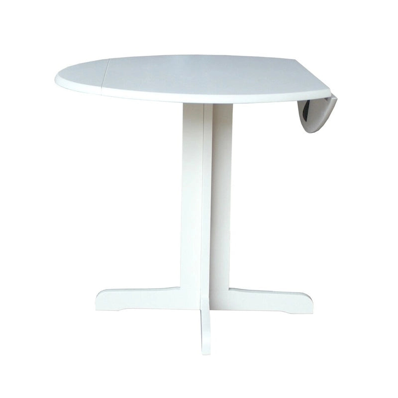 Table à manger de 91 cm avec abattants escamotables