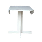 Table à manger de 91 cm avec abattants escamotables