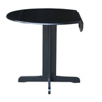 Table à manger de 91 cm avec abattants escamotables