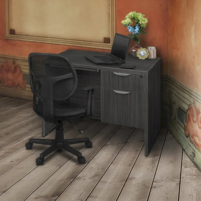 Bureau à un piédestal de 42 po