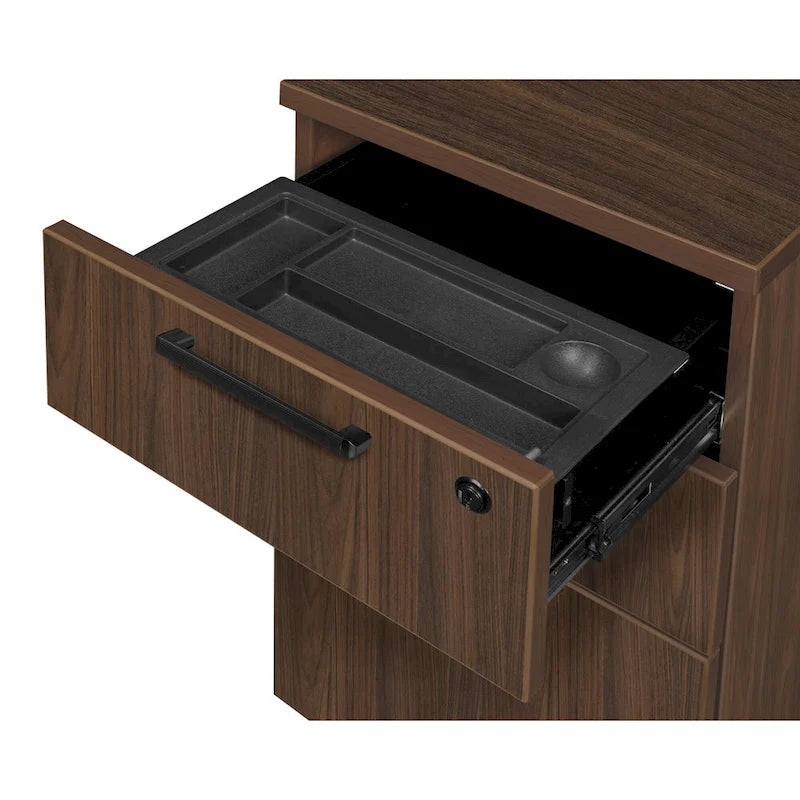 Bureau à un piédestal de 42 po