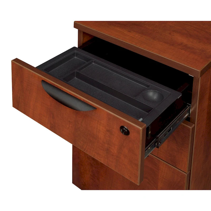 Bureau à un piédestal de 42 po