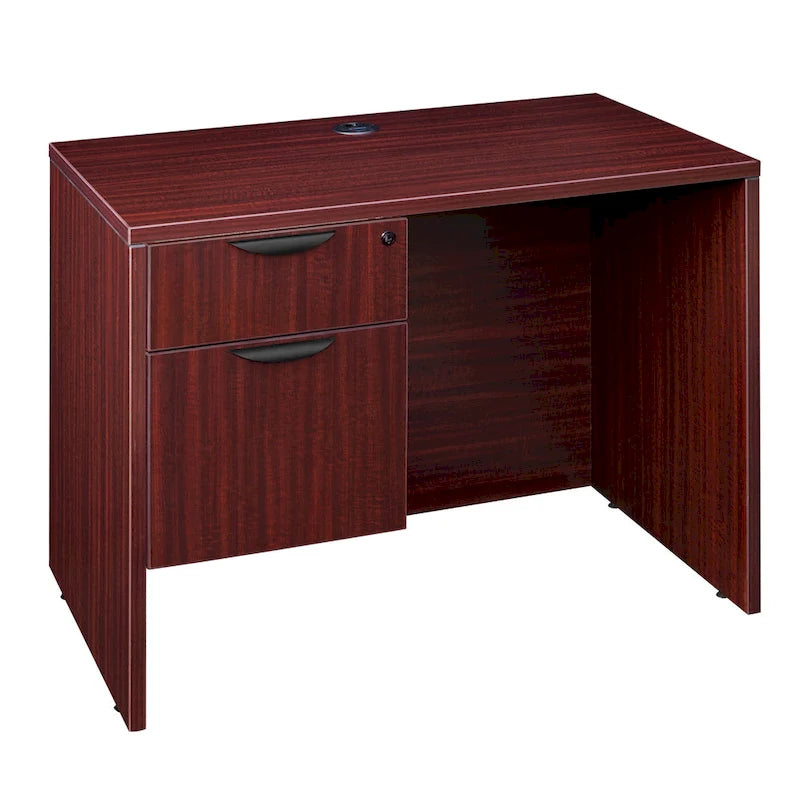 Bureau à un piédestal de 42 po