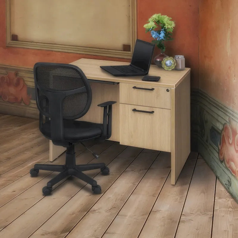 Bureau à un piédestal de 42 po