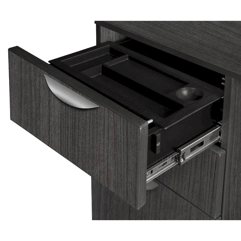 Bureau à un piédestal de 42 po