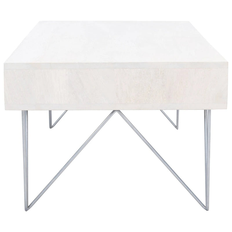 Table basse de salon à 1 tiroir et 1 étagère - 43 L x 21,6 P x 16 H - 43Lx22Px16H