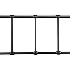Lit de repos en métal avec lit gigogne