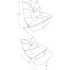 Fauteuil inclinable à 270 degrés