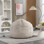 Fauteuil poire-lit avec repose-pieds