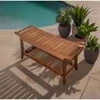 Banc de spa Premier 39 en bambou massif