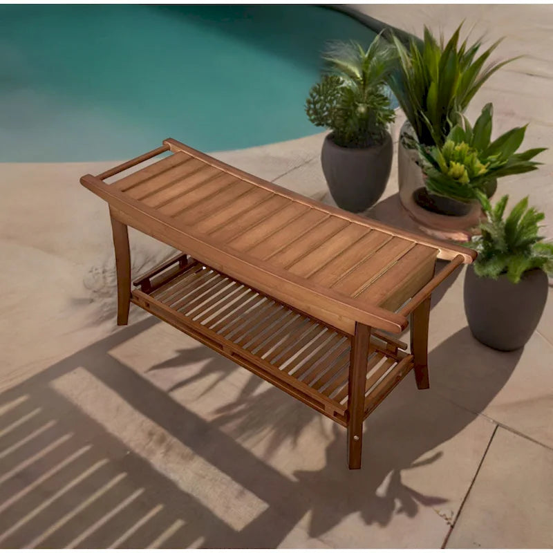 Banc de spa Premier 39 en bambou massif