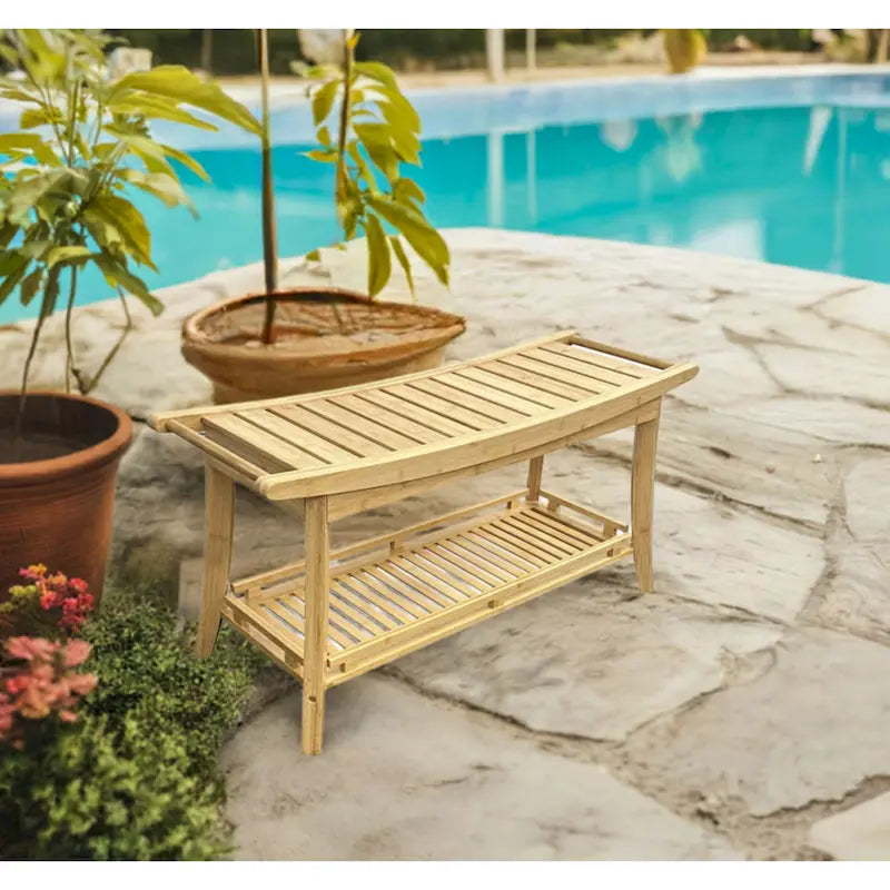 Banc de spa Premier 39 en bambou massif