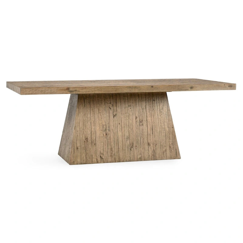 Table à manger 84 po en bois naturel