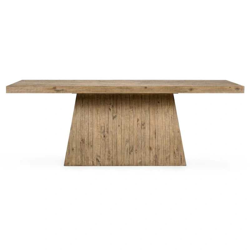 Table à manger 84 po en bois naturel