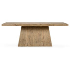 Table à manger 84 po en bois naturel