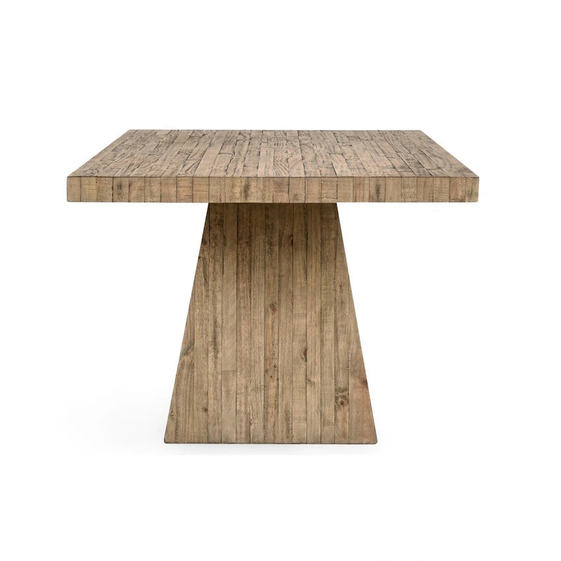 Table à manger 84 po en bois naturel