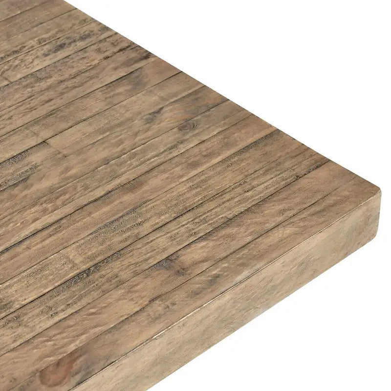 Table à manger 84 po en bois naturel