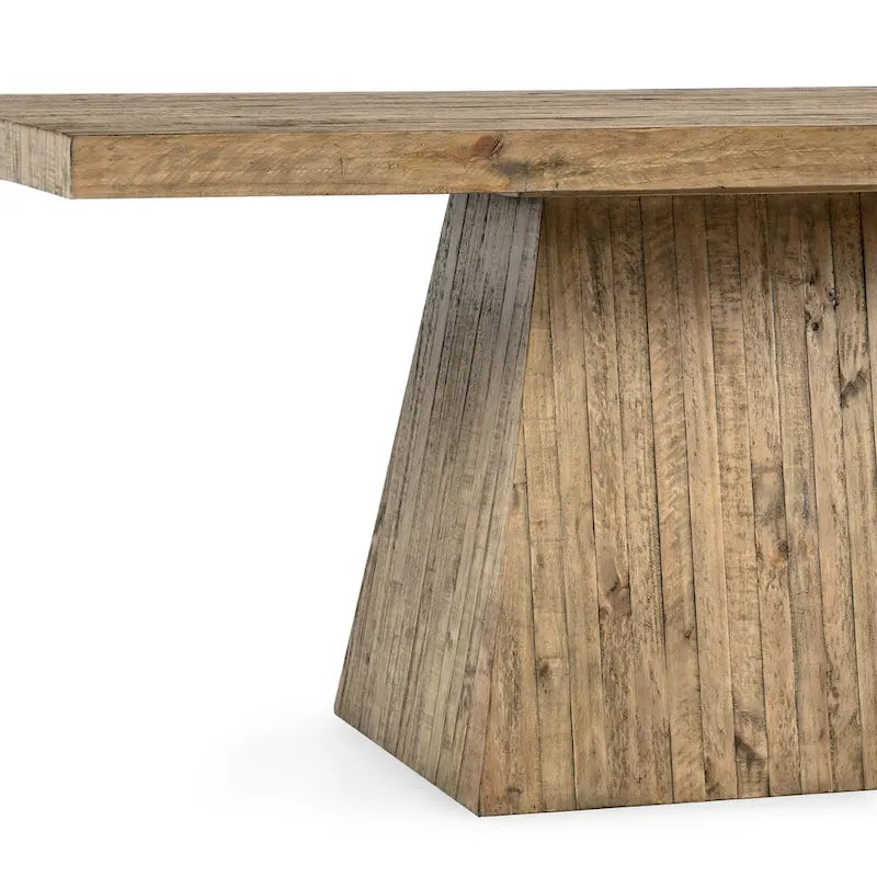 Table à manger 84 po en bois naturel