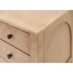 Classeur latéral en bois moderne, tiroir de rangement, tiroir de classement de bureau, entièrement assemblé, marron clair