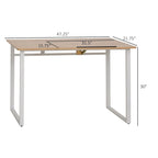 Table d'écriture moderne avec plateau inclinable et réglable en hauteur