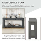Console / Table d'appoint avec tiroirs de rangement et étagère inférieure pour entrée/couloir