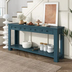 Console / Table d'appoint avec tiroirs de rangement et étagère inférieure pour entrée/couloir