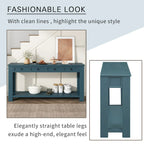 Console / Table d'appoint avec tiroirs de rangement et étagère inférieure pour entrée/couloir