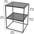 Étagère métallique autoportante - 11,8P x 15,8L x 22,1H
