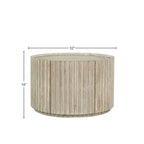 Table basse ronde en acacia Willow