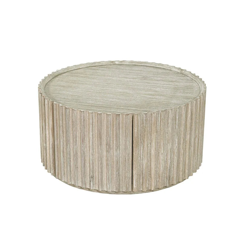 Table basse ronde en acacia Willow