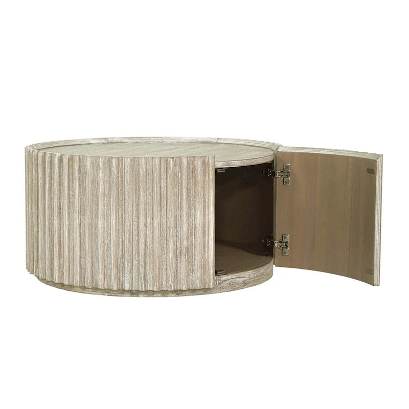 Table basse ronde en acacia Willow