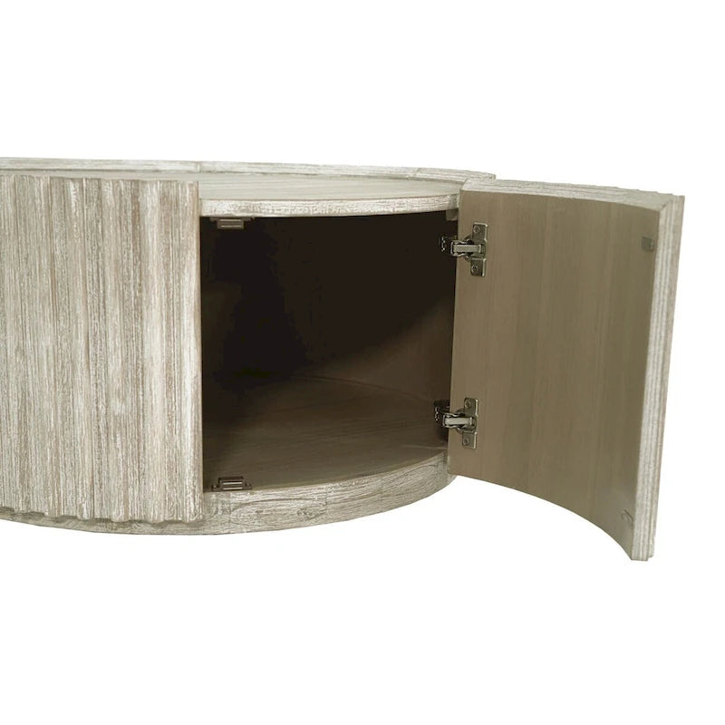 Table basse ronde en acacia Willow